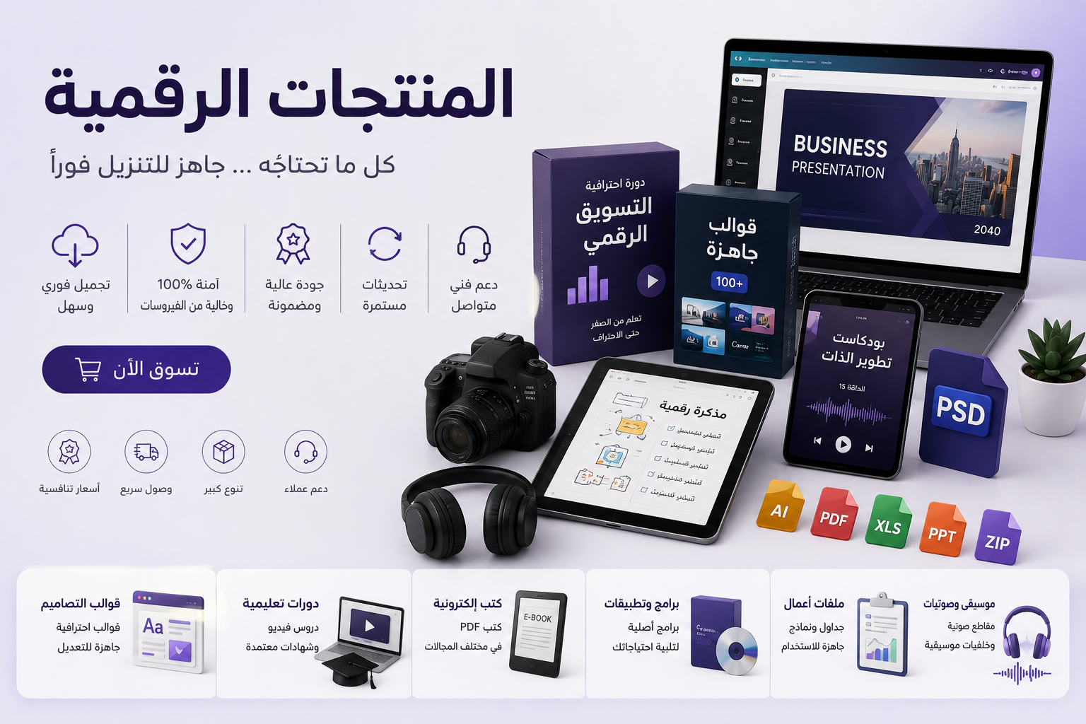 المنتجات الرقمية